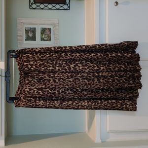 NWOT: Animal Print Skirt by Banana Republic